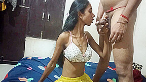 Desi Bhabi Kissed Her Stepfather-in-law And Sucked His Too