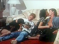 Tommy Steel, Rocco Siffredi And Frankie Leigh In Hot Foursome Fuck