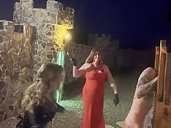 Hardcore Beating And Caning By Two Merciless Dommes