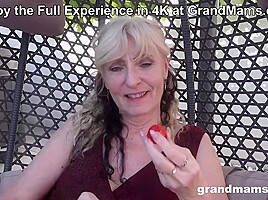 My first Very Own Fuck Boy! Horny Granny Ella Rosalia at GrandMams