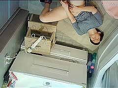 our mom caught in bathroom