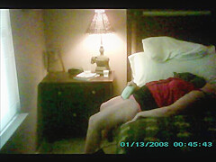 Wife caught masturbating with back massager